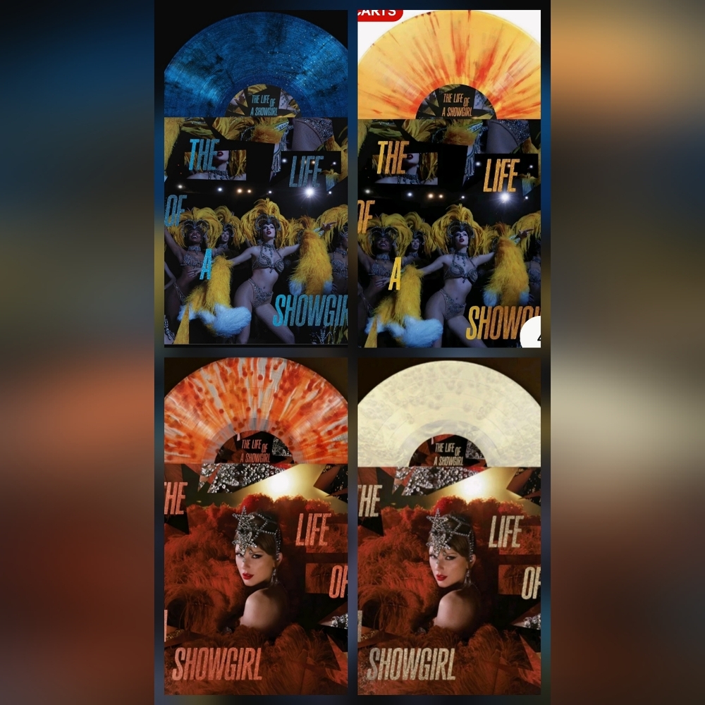 Vinyl Record Collection Set Of Four Taylor Swift Life Of A Showgirl New Sealed